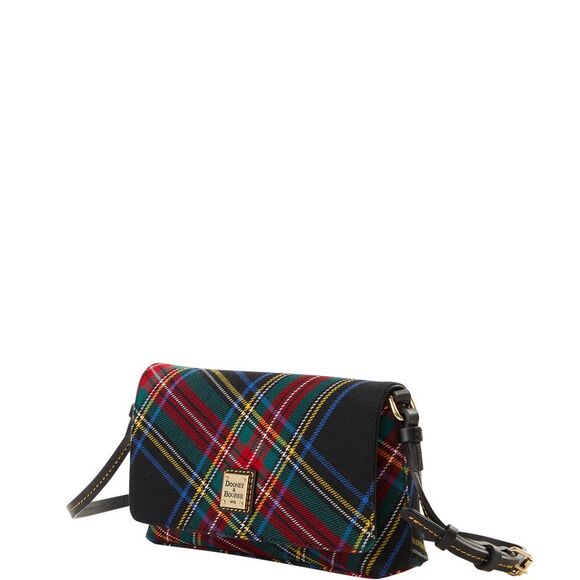Dooney & Bourke Tartan Betsy Crossbody Shoulder Bag - Black - Picture 2 of 4